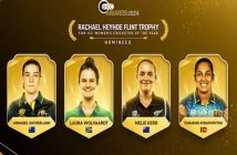 The four best women cricketers of the year 2024 are nominated for the 'Rachel Hayhoe Flint Trophy'