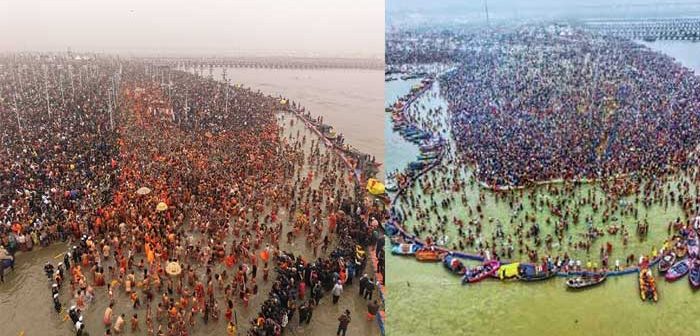 Three and a half crore devotees took Amrit Snan on Makar Sankranti in Maha Kumbh