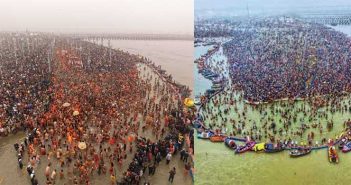 Three and a half crore devotees took Amrit Snan on Makar Sankranti in Maha Kumbh