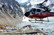 Helicopter companies in Nepal halt all flights to Everest region