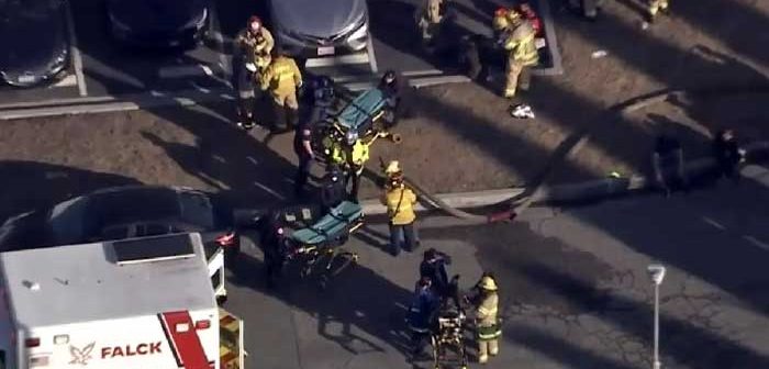 The plane collided with the warehouse in Fullerton city of America