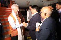 Union Minister S. Jaishankar arrived at Jorhat airport with ambassadors of various countries