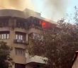 Fire breaks out in a five-storey building in Marine Lines