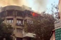 Fire breaks out in a five-storey building in Marine Lines