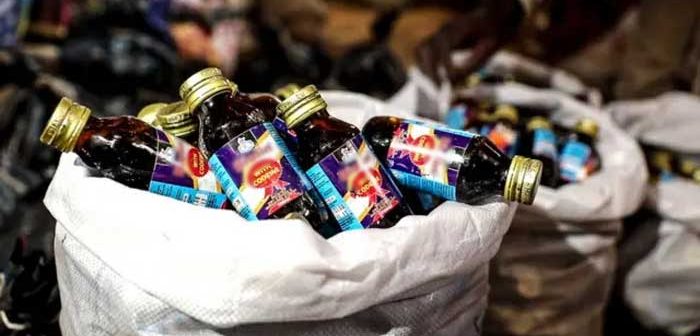 1195 bottles of cough syrup containing codeine seized in Jogeshwari