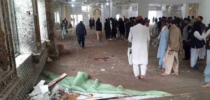 Suicide bomb blast in mosque in Khyber Pakhtunkhwa, Pakistan